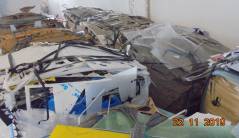 PMMA scrap mixed color